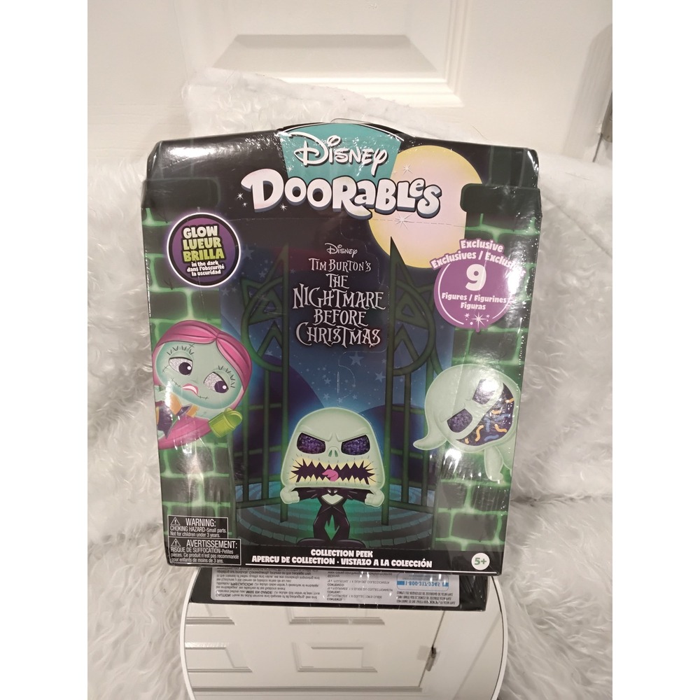 Disney Doorables Tim Burton Nightmare Before‎ Christmas Collection Peek Glow